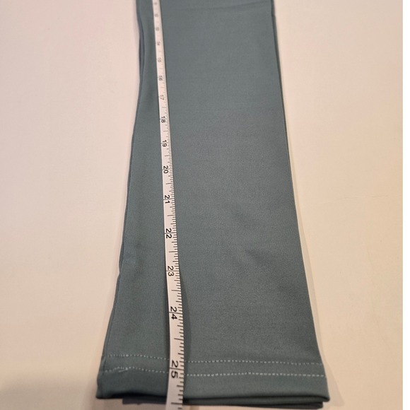 PrettyLittleThing PLT Sport Steel Blue Contrast Stitch Gym Leggings US 4 CMQ2790 - Picture 8 of 9